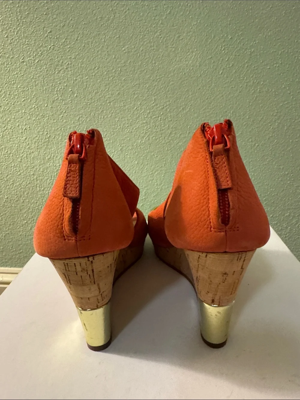 Cole Haan bold orange